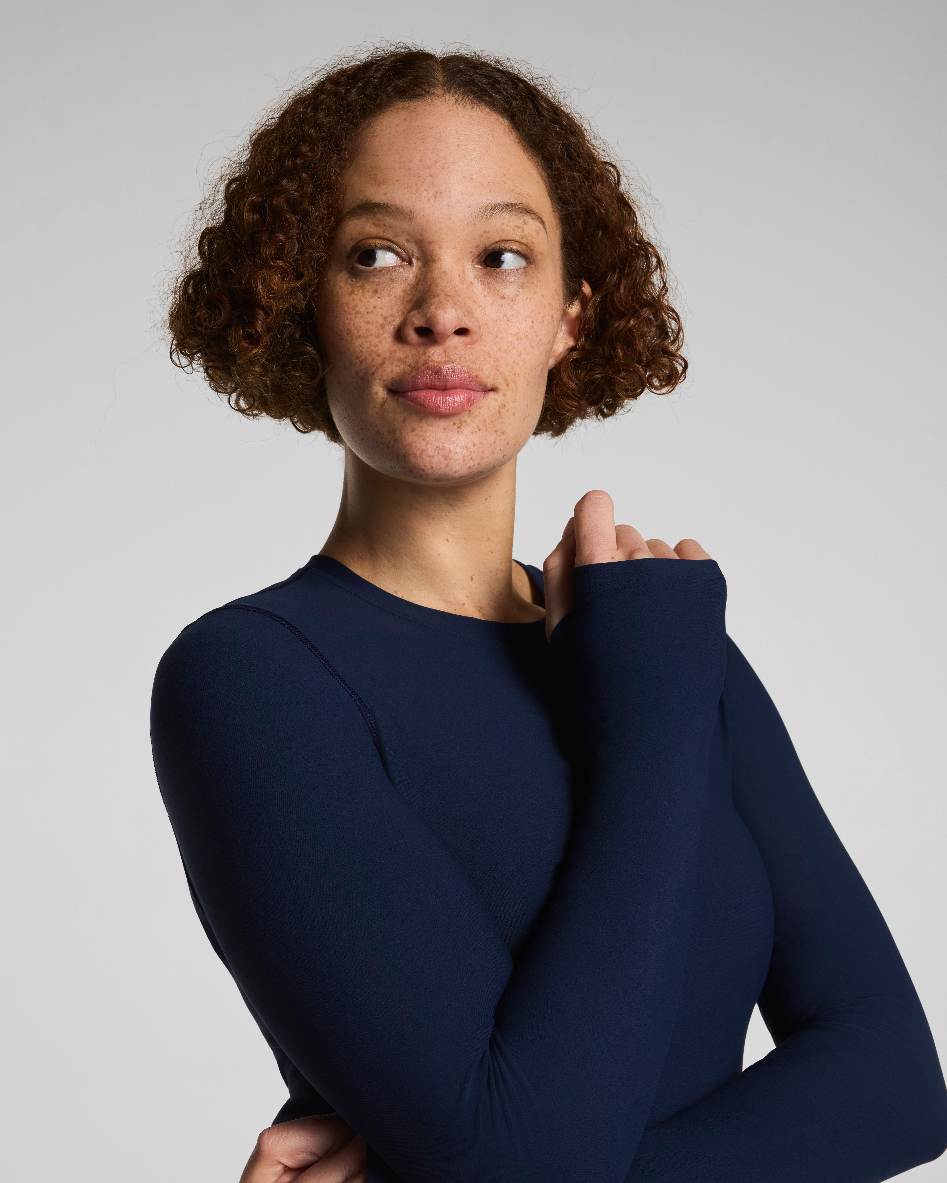 SPANX® OnForm Long Sleeve Top | Timeless Navy