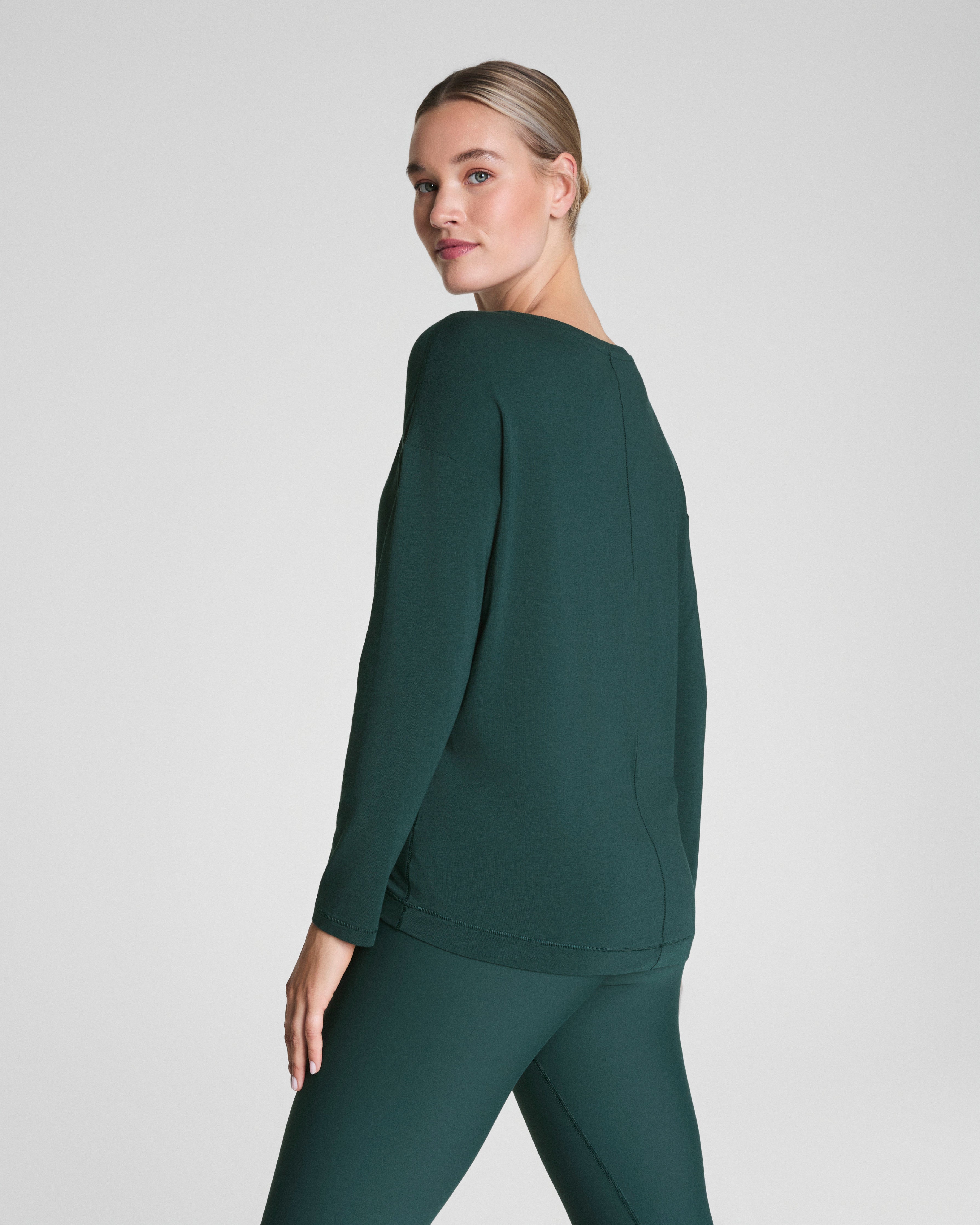 SPANX® Outpace Long Sleeve Top  Meridian