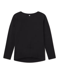 SPANX® Outpace Long Sleeve Top  Very Black