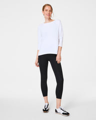 SPANX® Outpace Long Sleeve Top  Vivid White