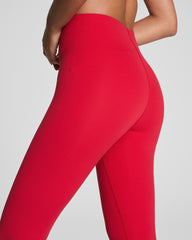SPANXshape™ CoreLuxe Full-Length Leggings with Mid-Tummy Compression  Spanx Red
