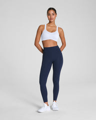 SPANXshape™ BodyLine Full-Length Leggings with Mid-Tummy Compression | Timeless Navy