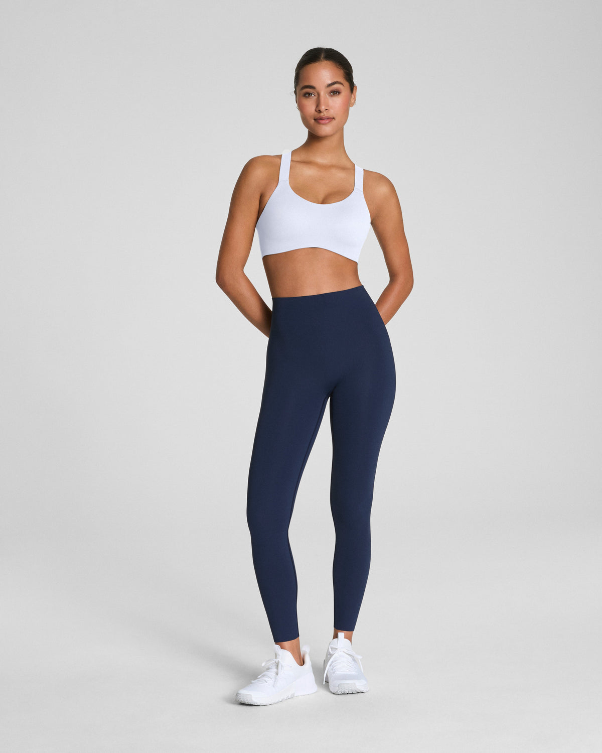 SPANXshape™ CoreLuxe Full-Length Leggings with Mid-Tummy Compression  Timeless Navy