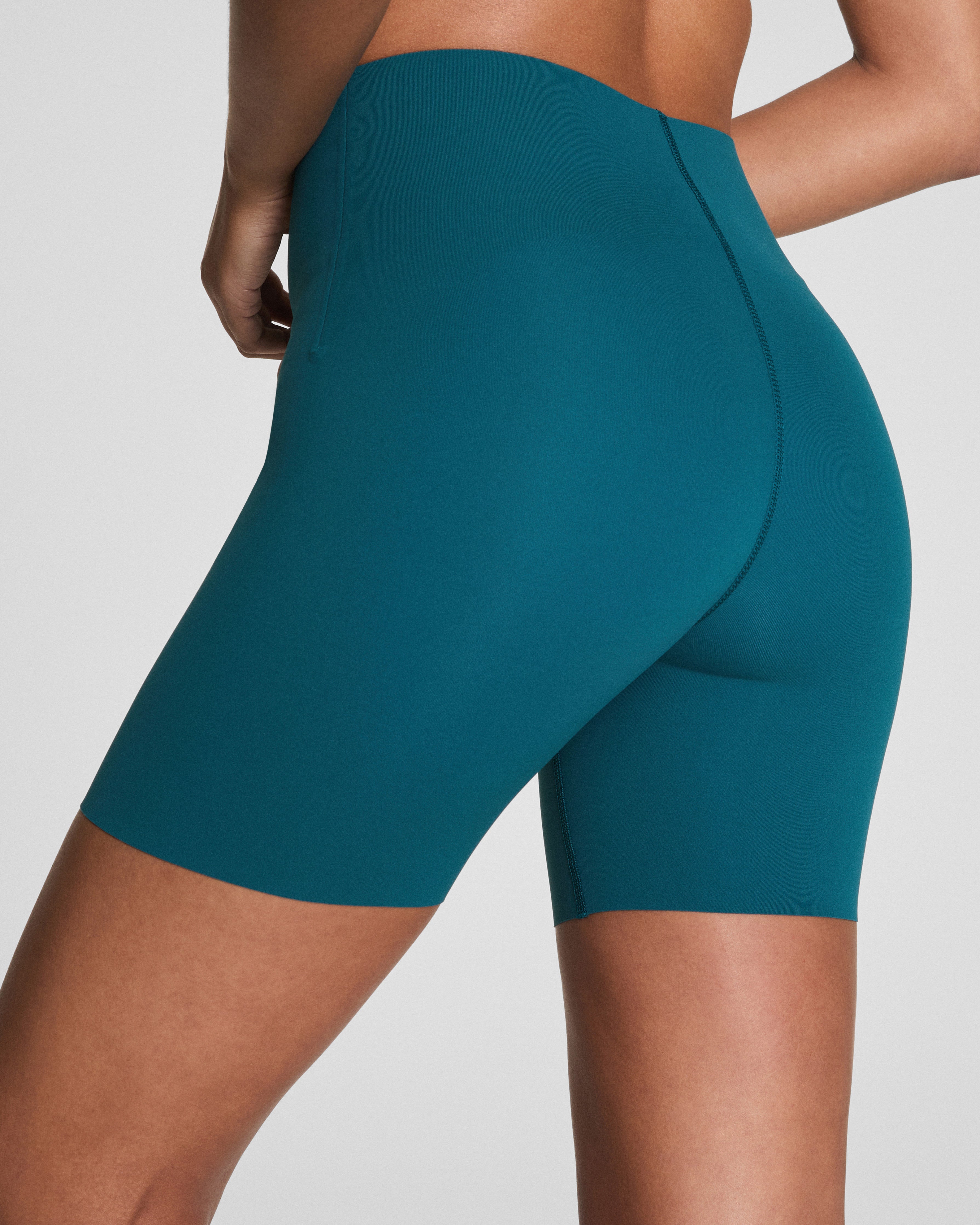 SPANXshape™ CoreLuxe Bike Short with Mid-Tummy Compression, 6"  Emerald Bay