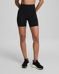 SPANXshape™ CoreLuxe Bike Short with Mid-Tummy Compression, 6"  Very Black