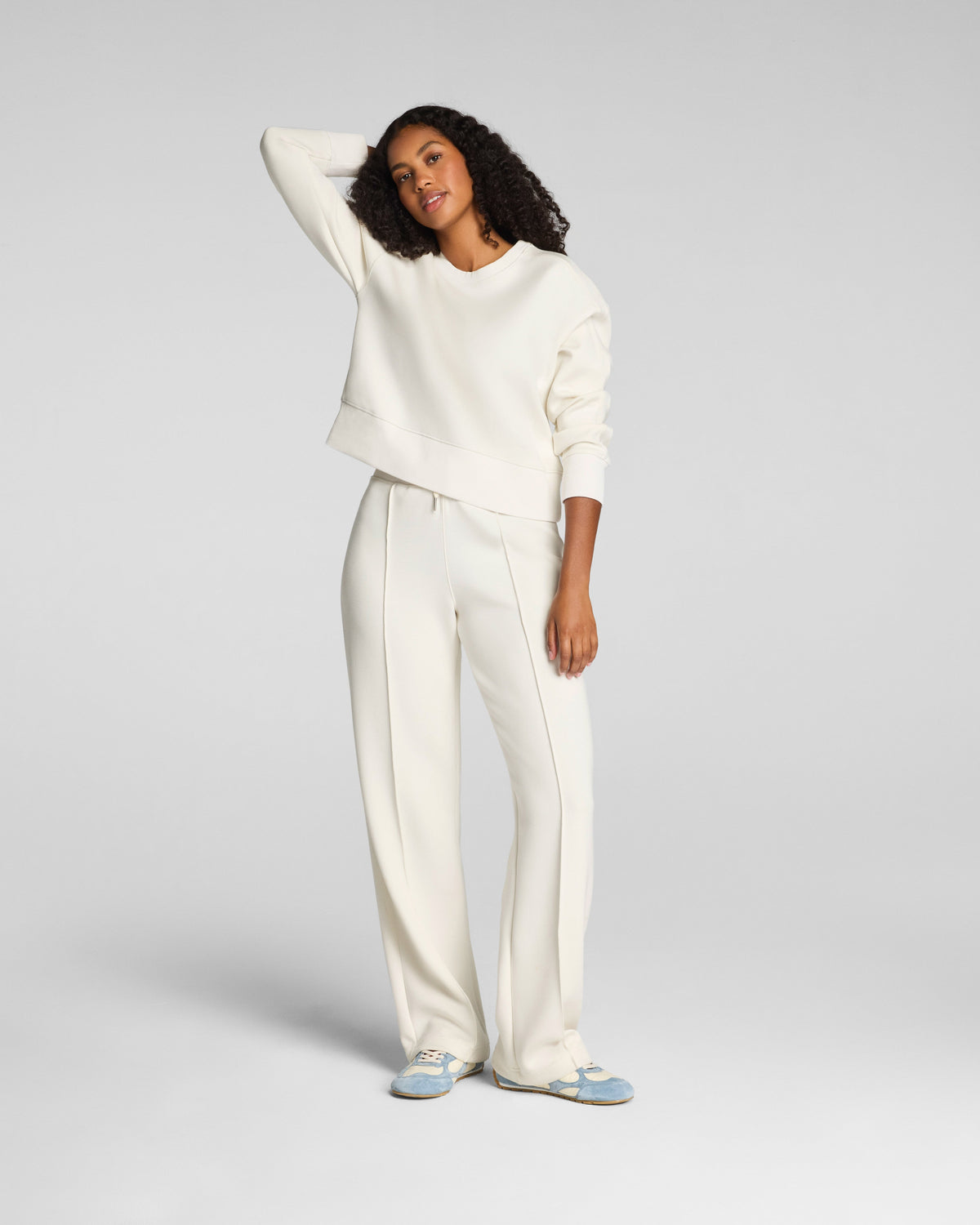 SPANX® AirEssentials Luxe Straight Leg Pant  Ivory