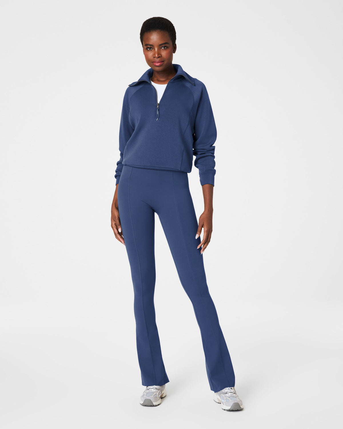 SPANXshape™ CoreLuxe Micro Flare Pant with Mid-Tummy Compression  Faded Indigo