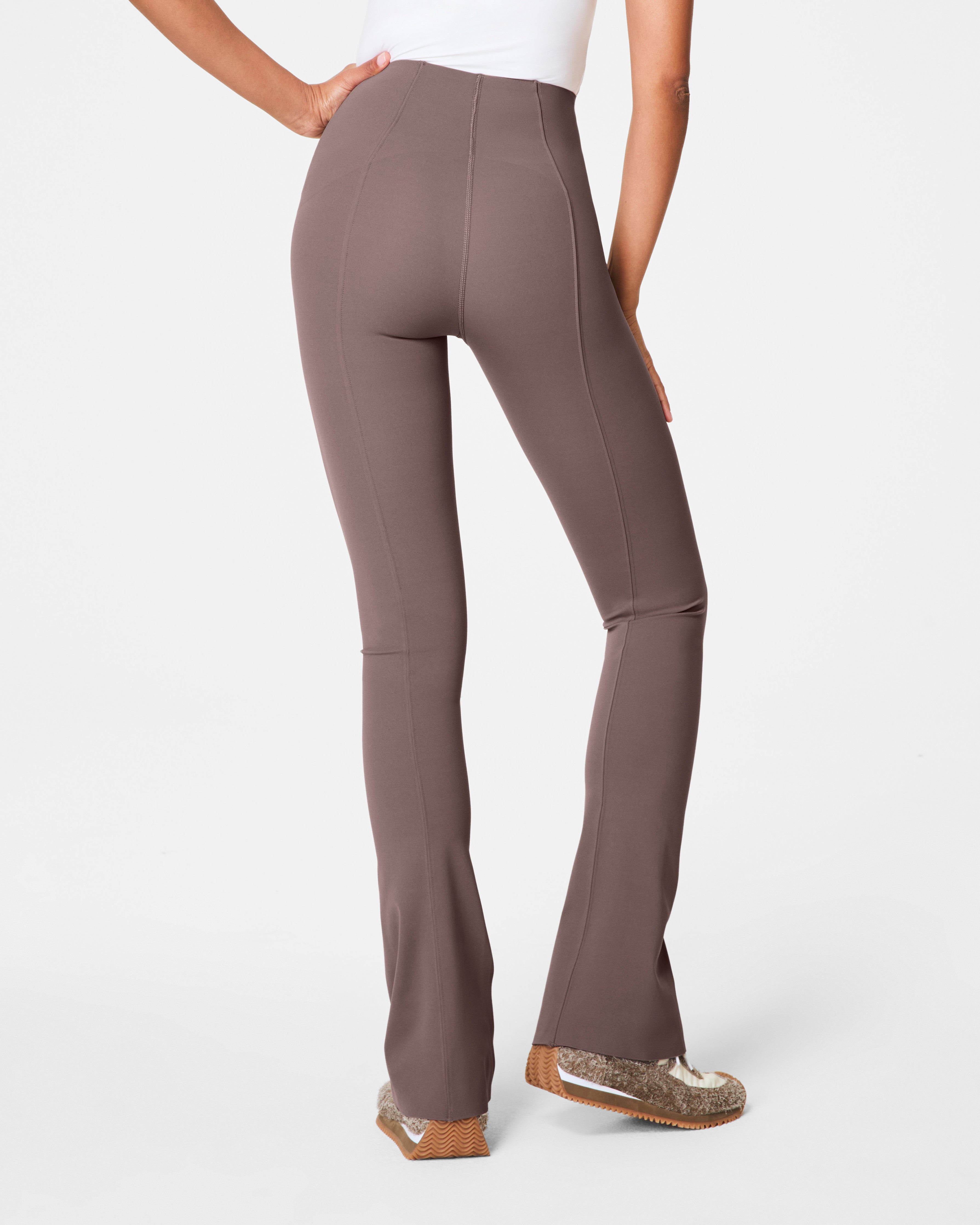 SPANXshape™ CoreLuxe Micro Flare Pant with Mid-Tummy Compression  Smoke