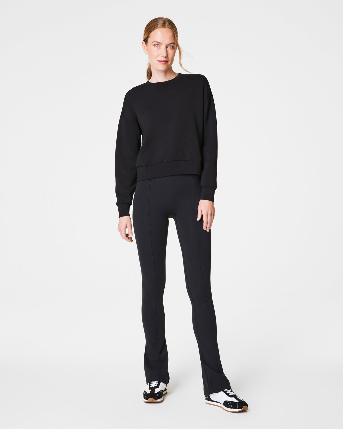 SPANXshape™ CoreLuxe Micro Flare Pant with Mid-Tummy Compression  Very Black