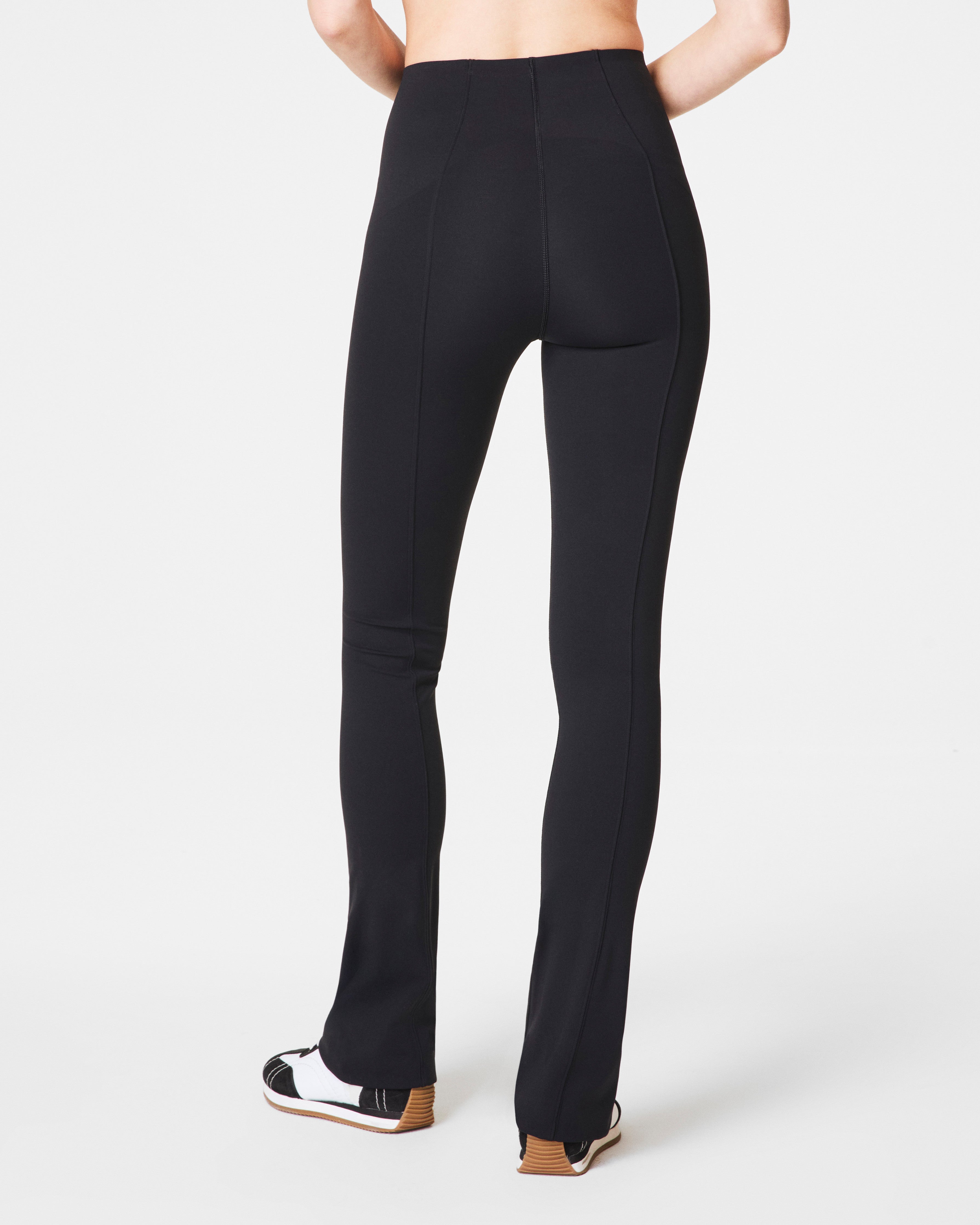 SPANXshape™ CoreLuxe Micro Flare Pant with Mid-Tummy Compression  Very Black