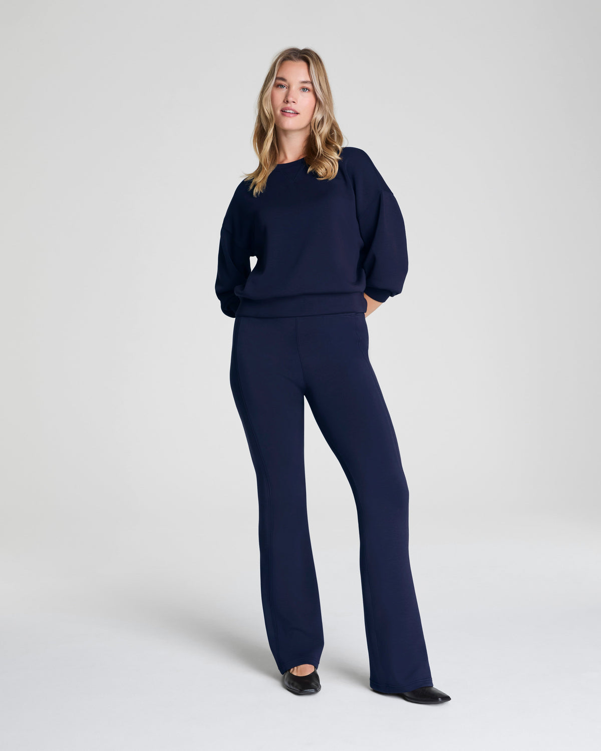 SPANX AirEssentials® Slim Flare Pant | Timeless Navy