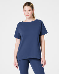 SPANX® Outpace Tee  Faded Indigo