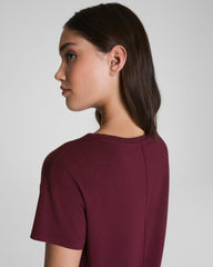 SPANX® Outpace Tee  Plum Berry