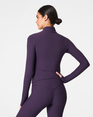 SPANXsmooth™ OnForm Full Zip Jacket  Aubergine