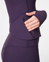 SPANXsmooth™ OnForm Full Zip Jacket  Aubergine