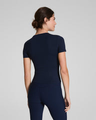 SPANX® BareNaked Tee  Timeless Navy