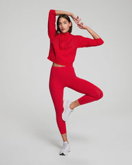 SPANXshape™ CoreLuxe 7/8 Leggings with Mid-Tummy Compression  Spanx Red