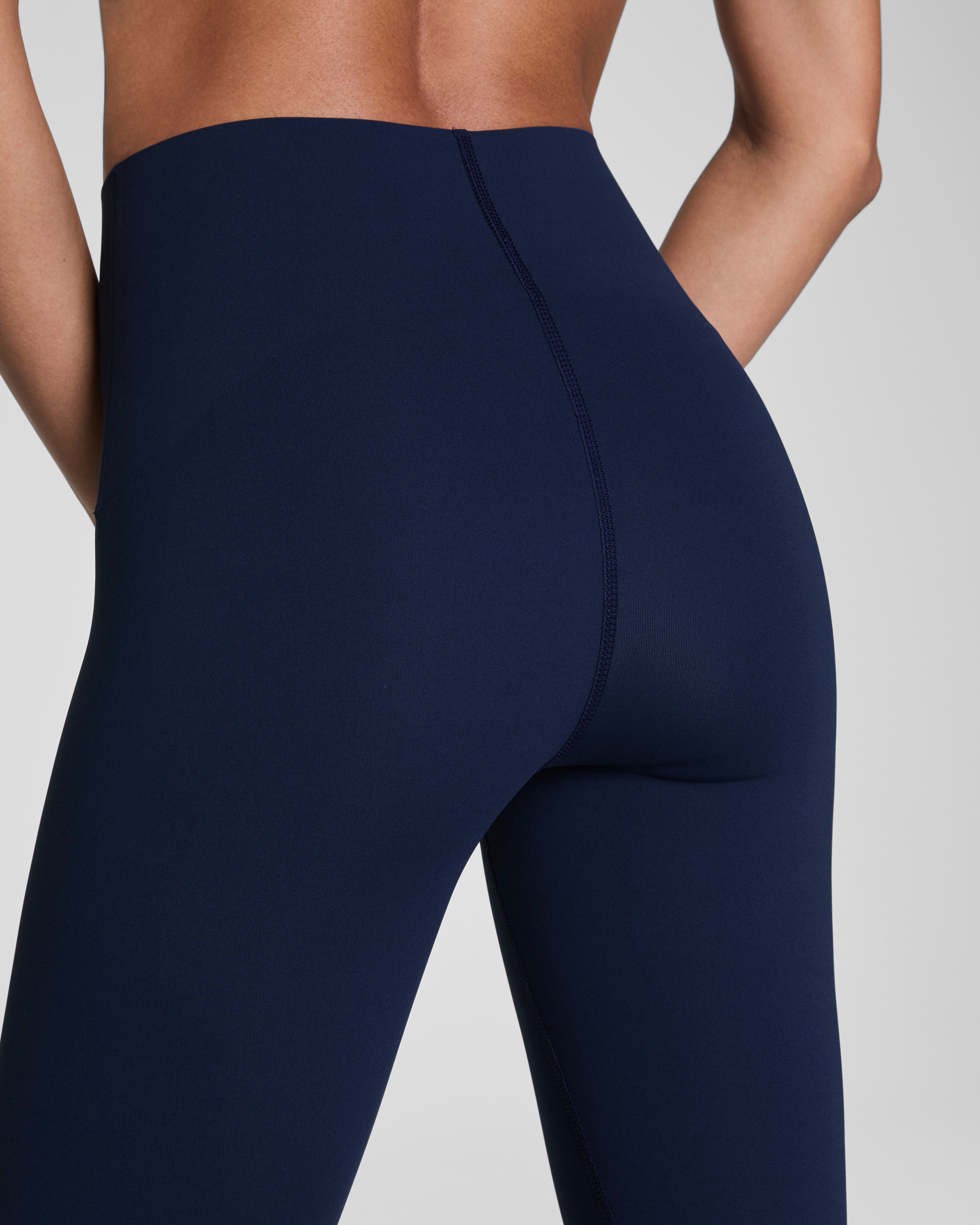SPANXshape™ BodyLine 7/8 Leggings with Mid-Tummy Compression | Timeless Navy