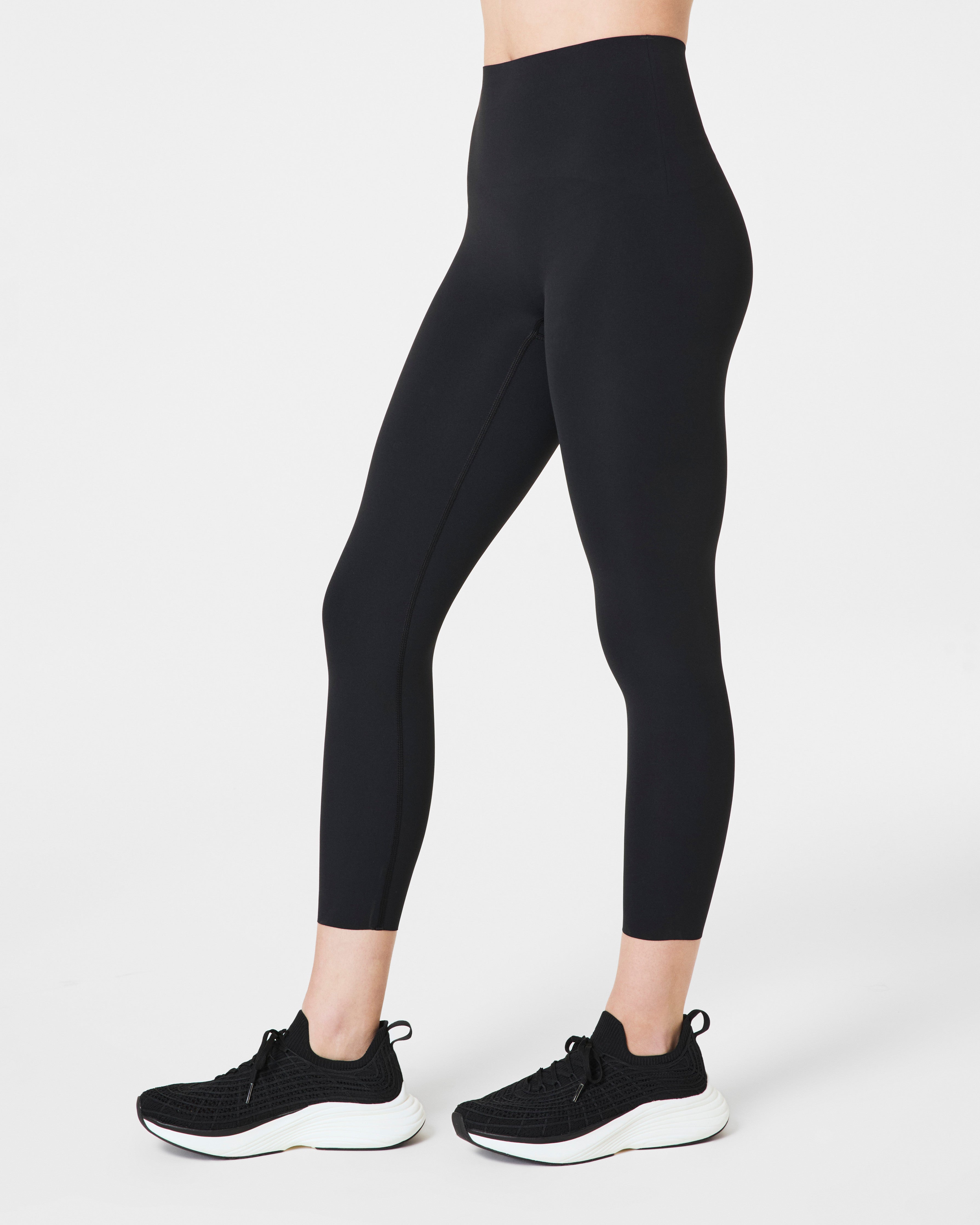 SPANXshape™ BodyLine 7/8 Leggings with Mid-Tummy Compression | Very Black