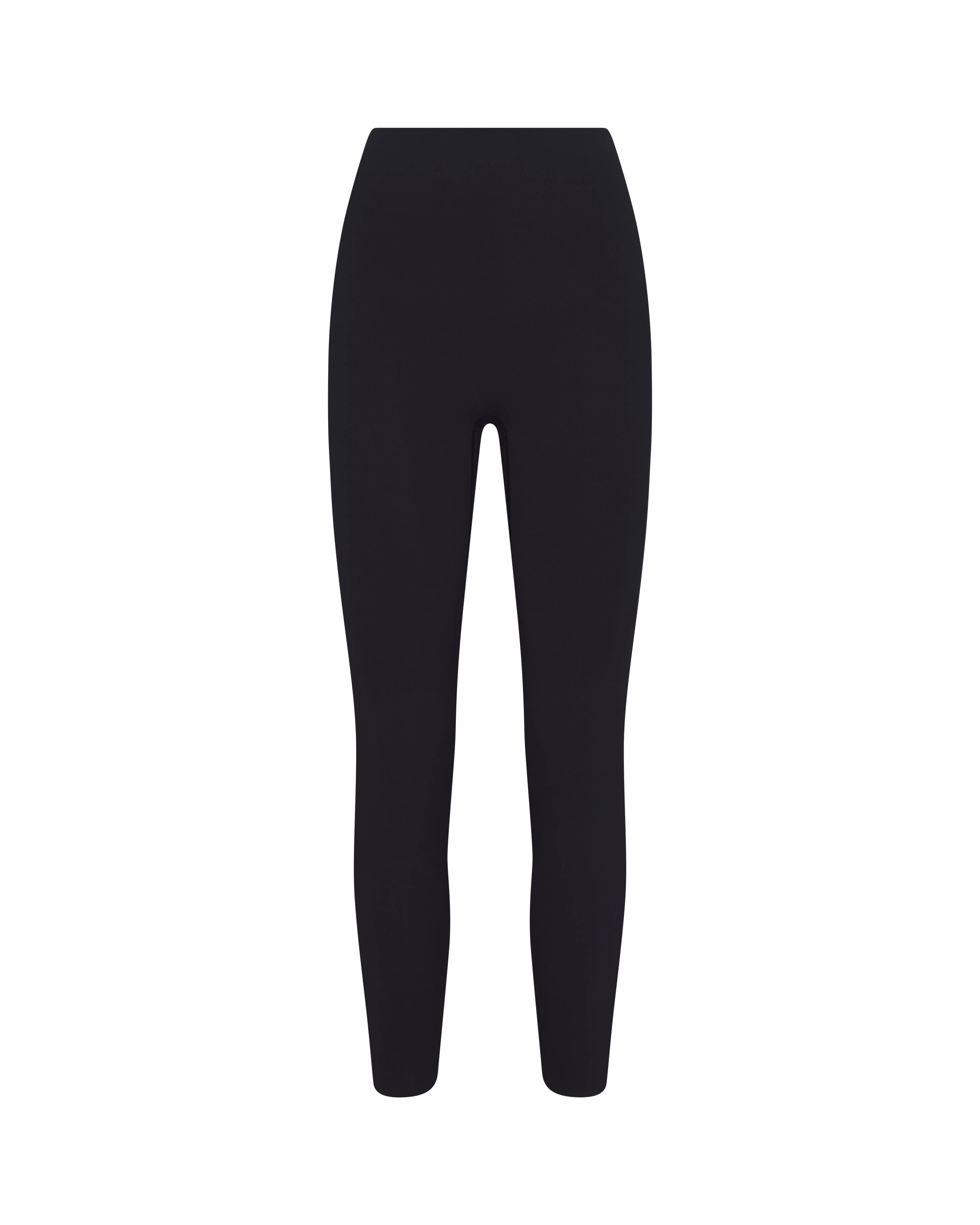 SPANXshape™ BodyLine 7/8 Leggings with Mid-Tummy Compression | Very Black