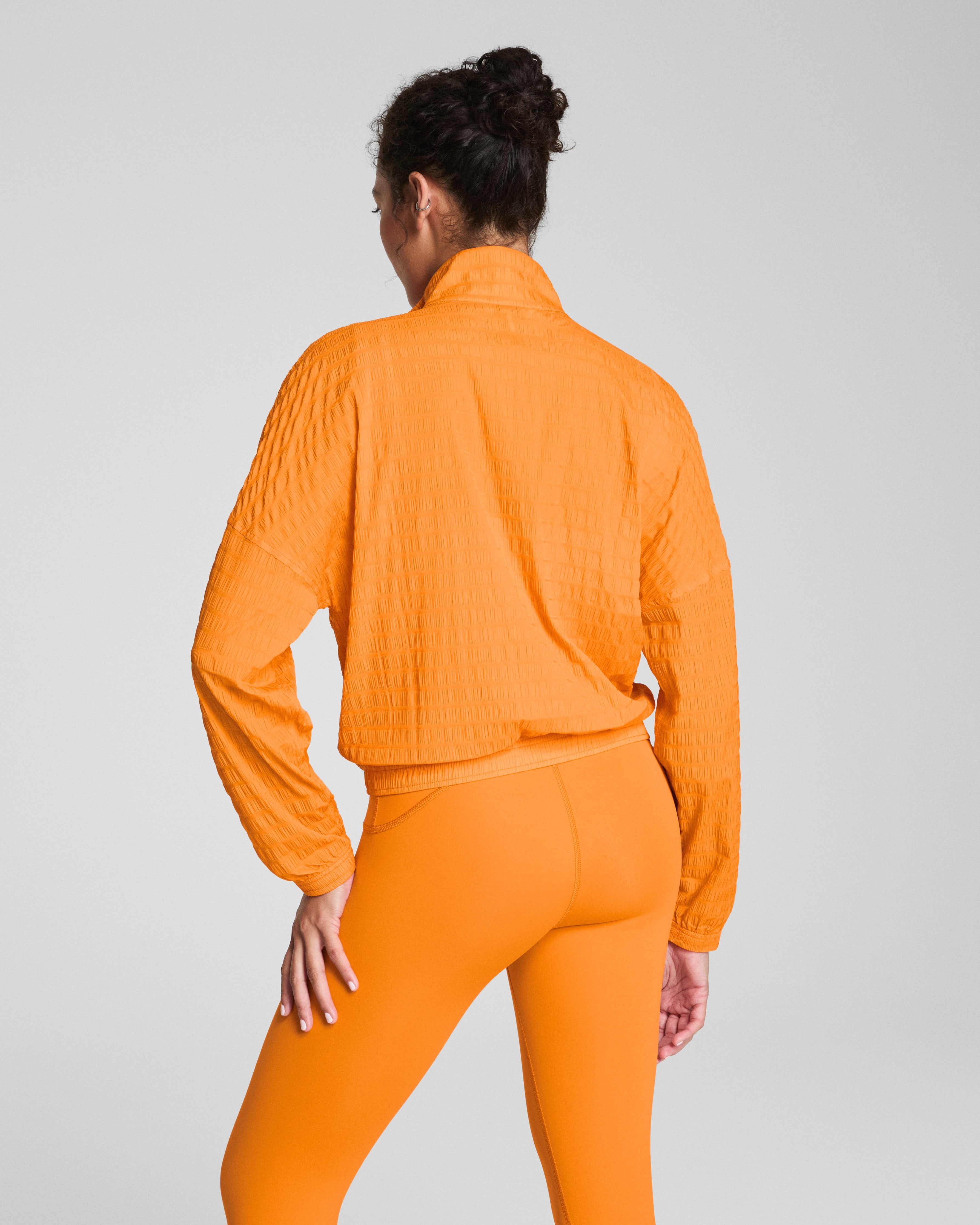 SPANX® Get Moving Textured Half Zip  Monarch
