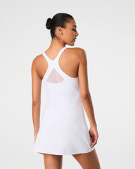 SPANXshape™ Get Moving V-Neck Dress  Vivid White