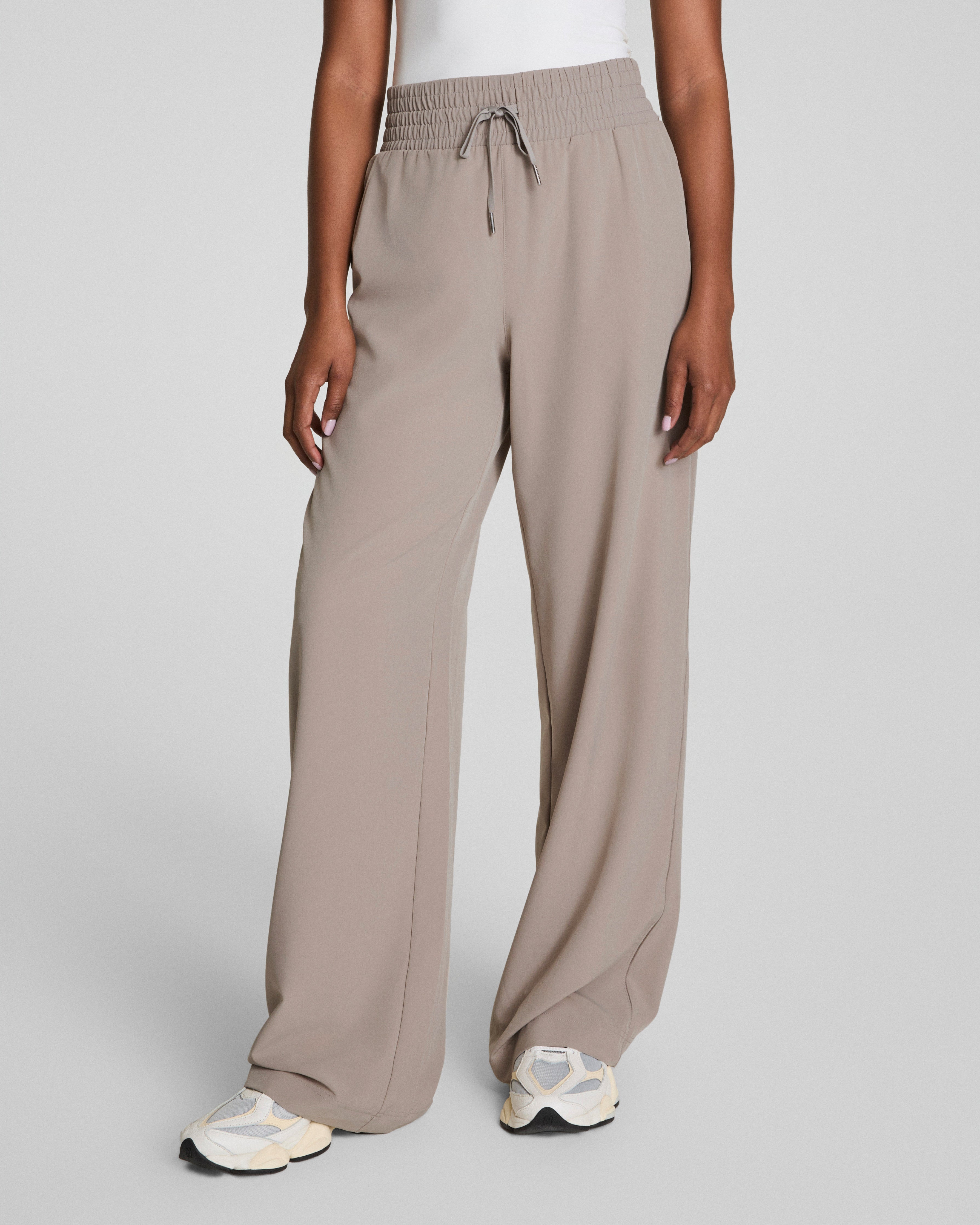SPANXsmooth™ On the Move Wide Leg Pant  Stone Grey