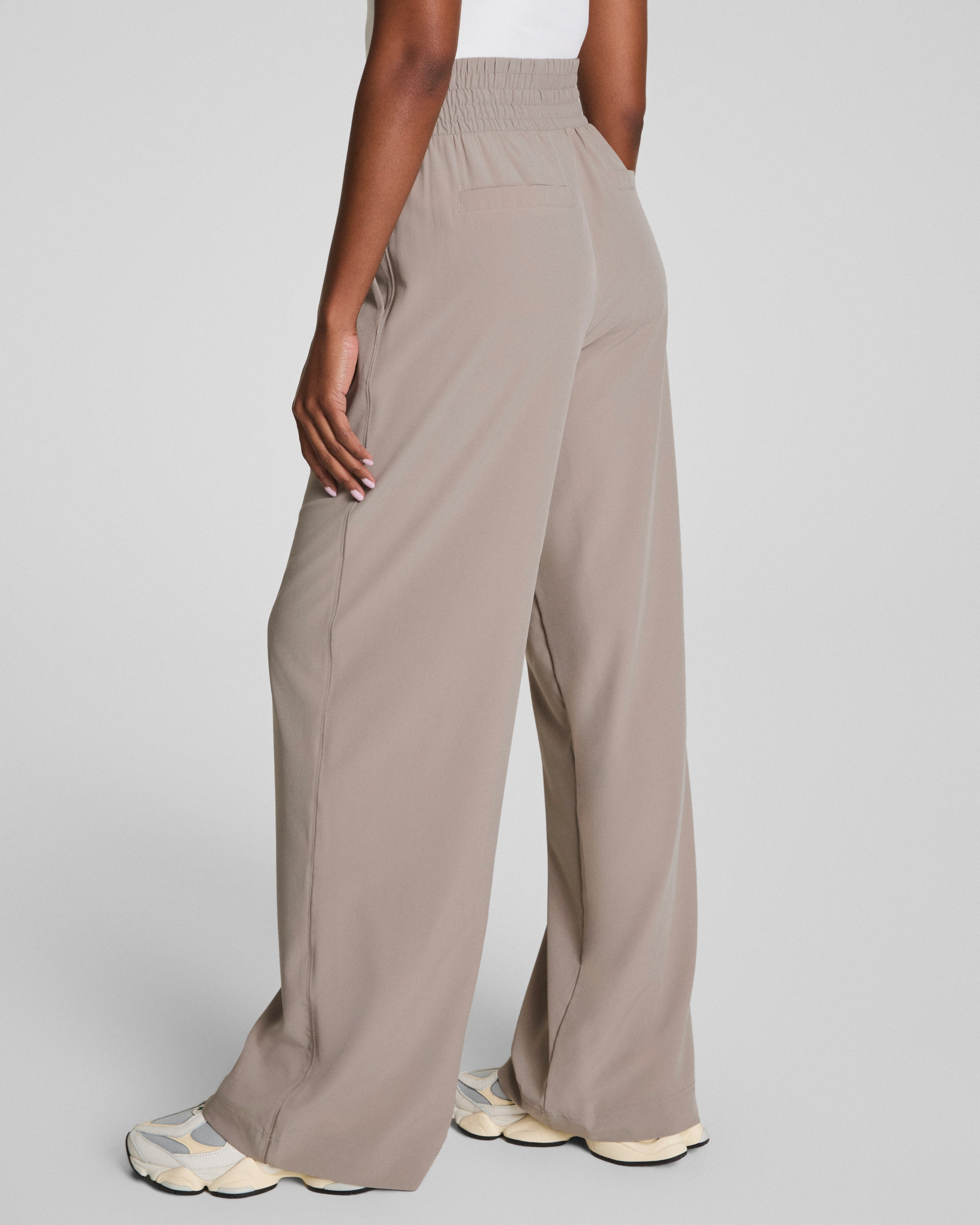 SPANXsmooth™ On the Move Wide Leg Pant  Stone Grey