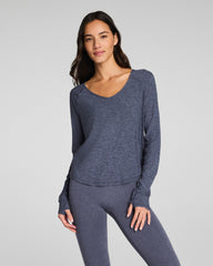 SPANX® SoftStretch V-Neck Long Sleeve Top