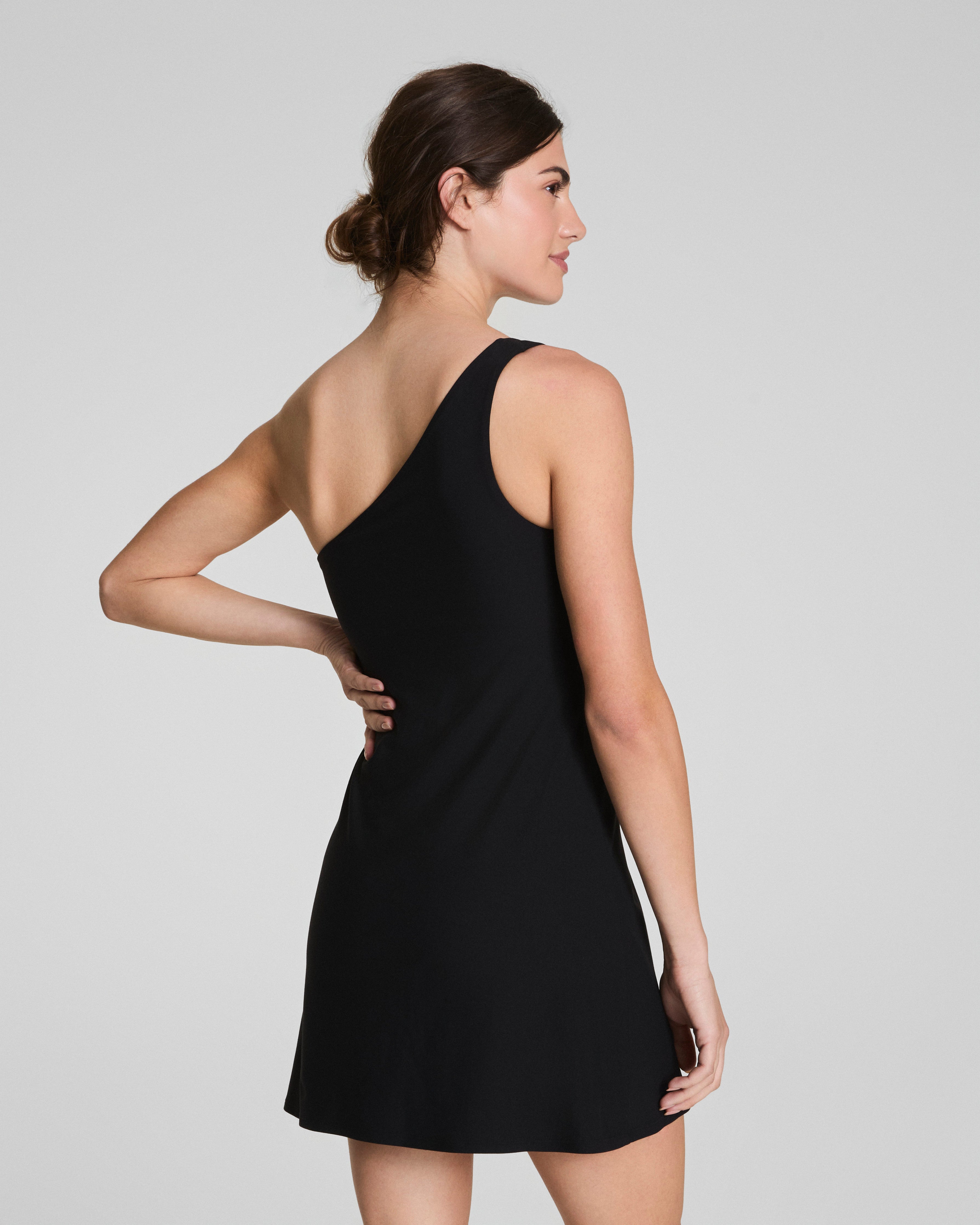 SPANXsmooth™ OnForm Asymmetrical Dress  Very Black
