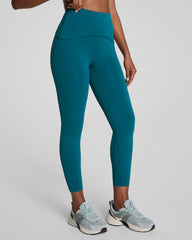 SPANXshape™ Booty Boost® 7/8 Leggings with SecretSweat Tech  Light Emerald Bay