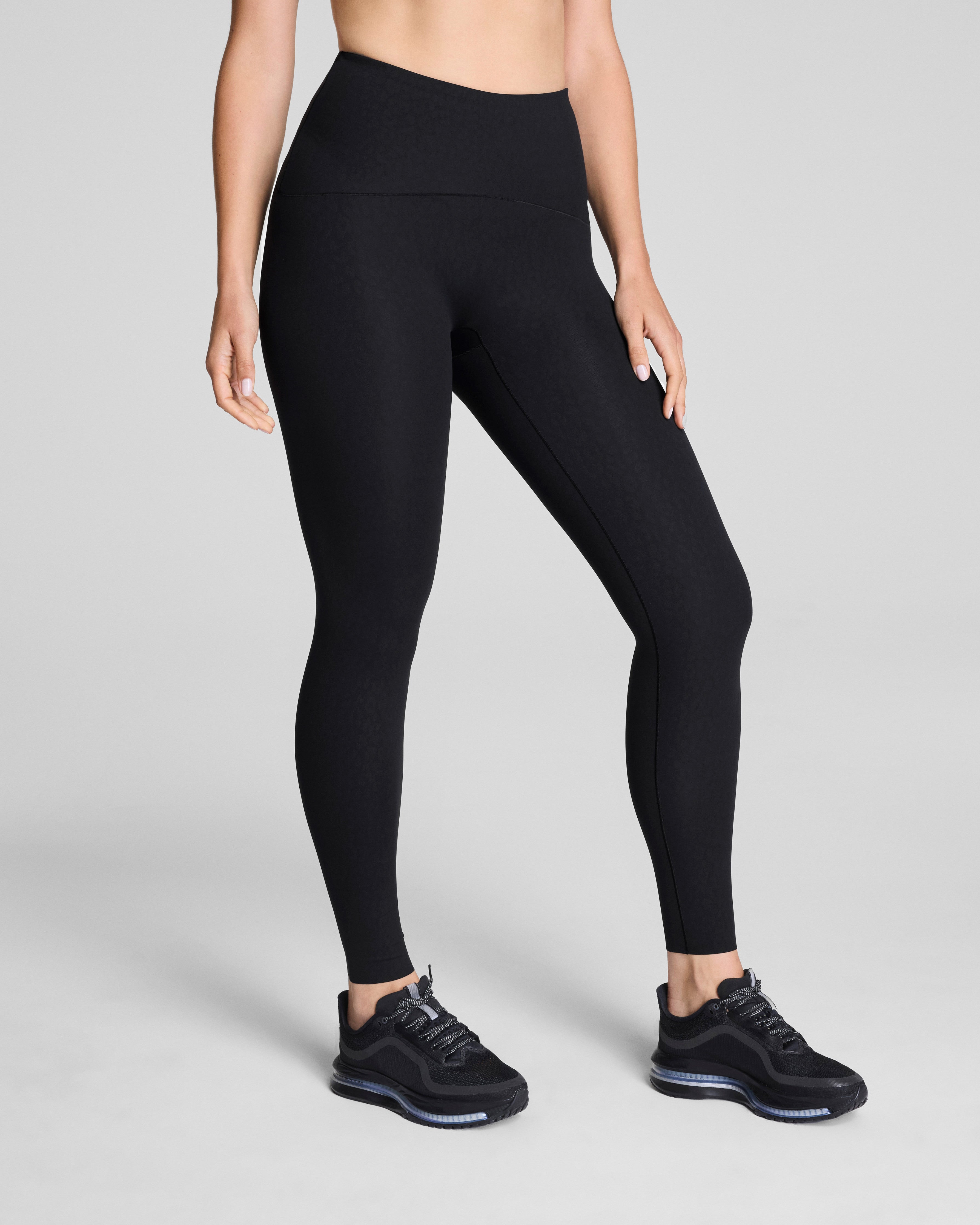 SPANXshape™ Booty Boost® Embossed Leopard Print Full-Length Leggings  Embossed Leopard Print