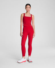 SPANX® Get Moving Square Neck Shelf Tank  Spanx Red