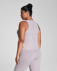 SPANX® SoftStretch Crewneck Tank  Coastal Fog / Light Coastal Fog