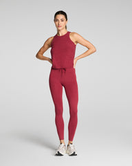SPANX® SoftStretch Crewneck Tank | Red Merlot Heather
