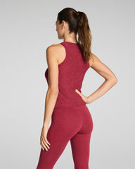 SPANX® SoftStretch Crewneck Tank | Red Merlot Heather