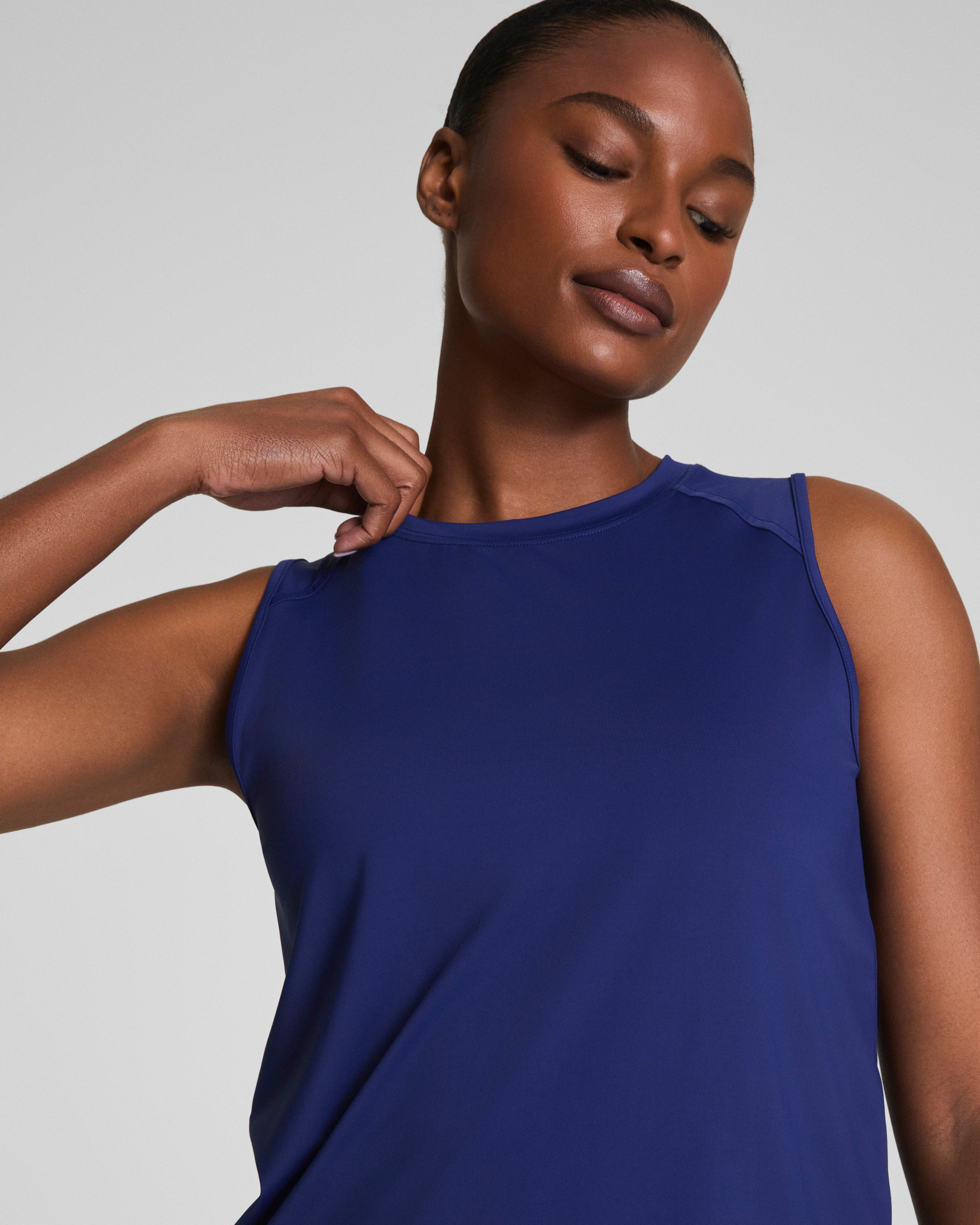 SPANX® Activate High Neck Tank  Midnight Iris