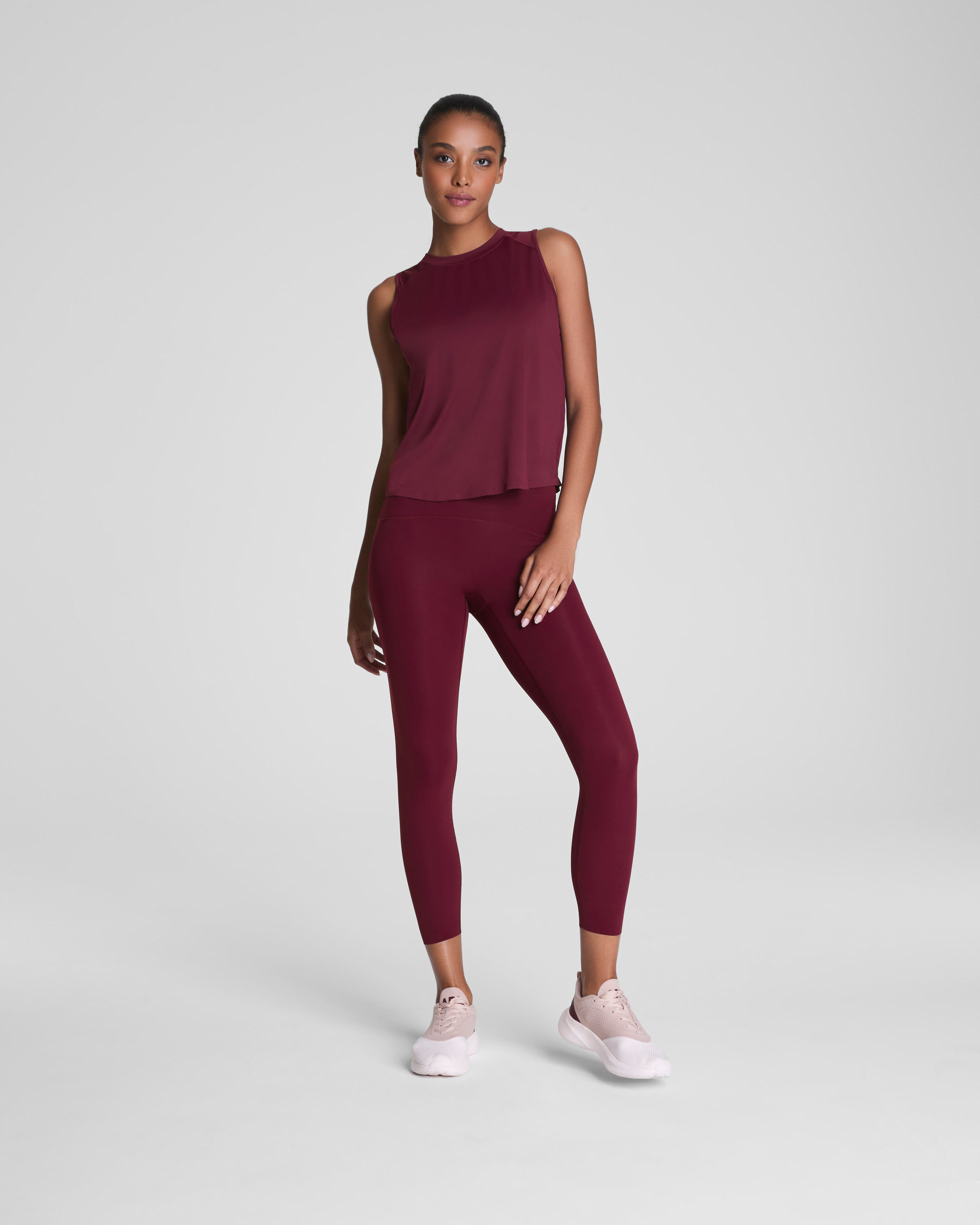 SPANX® Activate High Neck Tank  Plum Berry