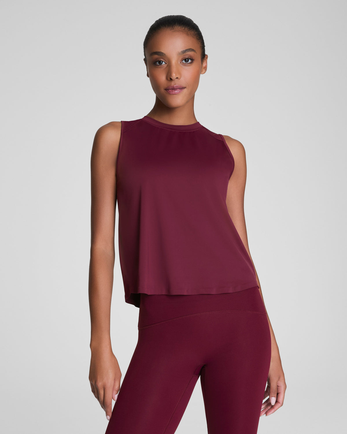 SPANX® Activate High Neck Tank  Plum Berry