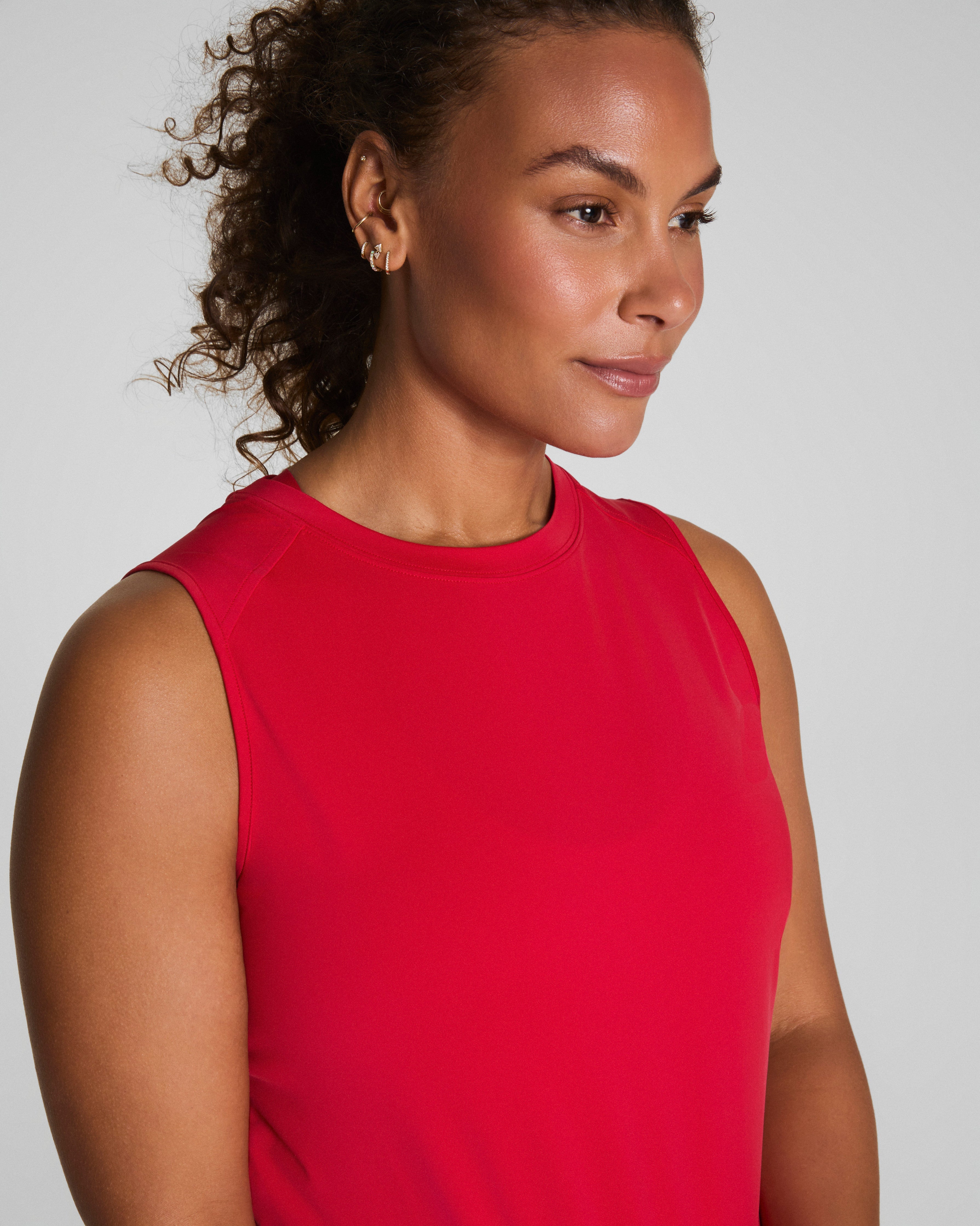 SPANX® Activate High Neck Tank  Spanx Red