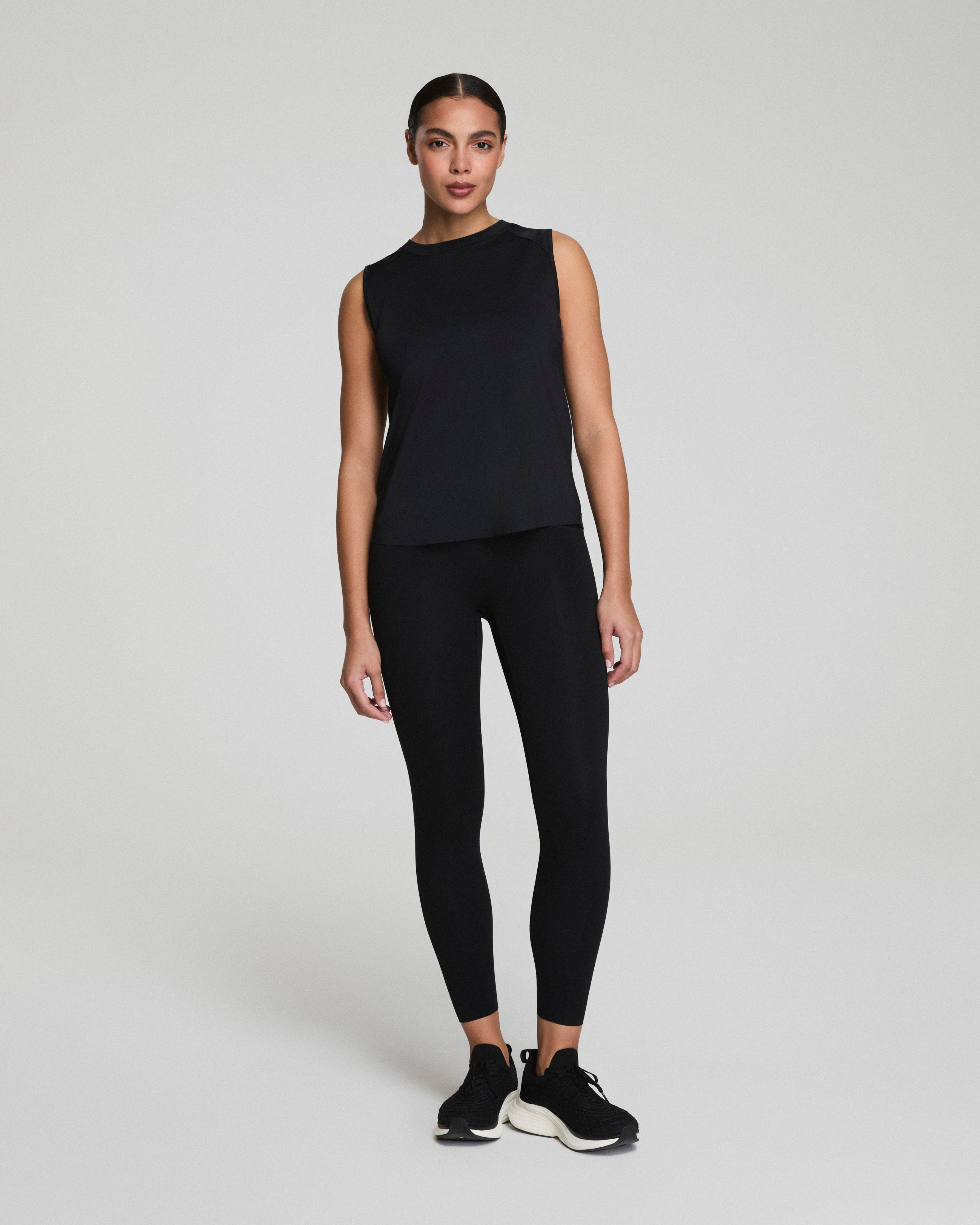 SPANX® Activate High Neck Tank  Very Black