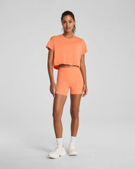 SPANX® BoostUp Cropped Tee | Persimmon