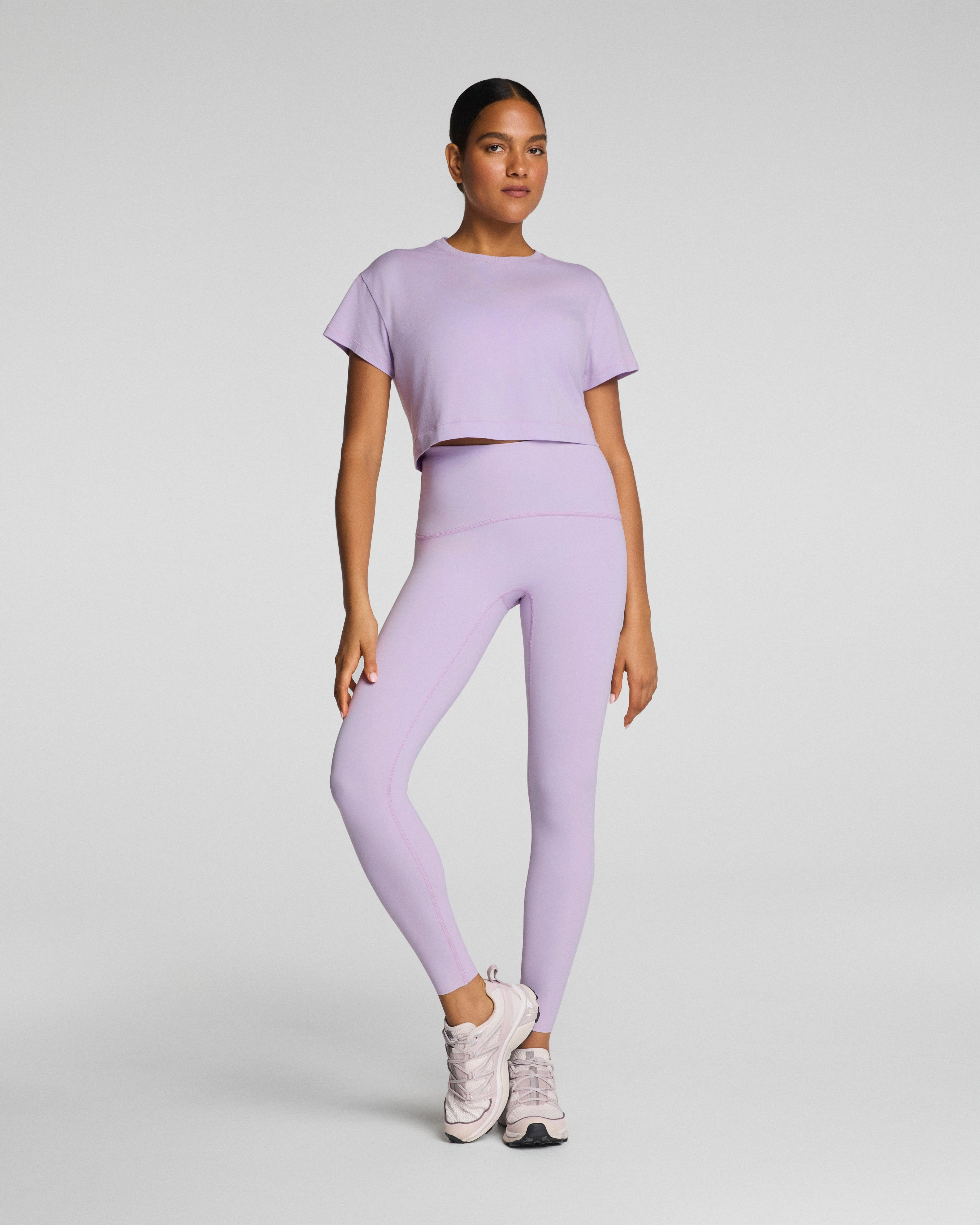 SPANX® Outpace Cropped Tee  Verbena