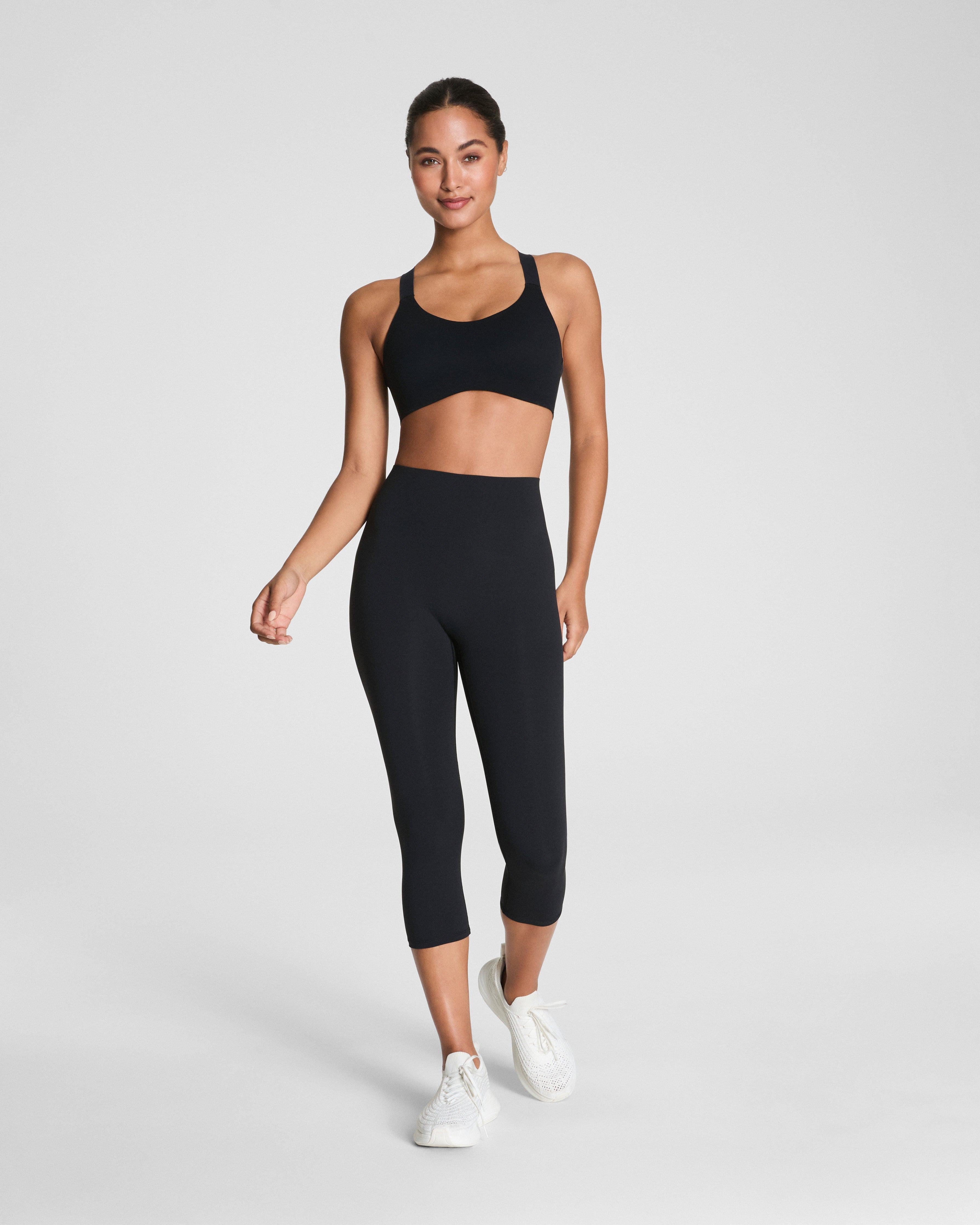 SPANXshape™ BodyLine Cropped Leggings with Mid-Tummy Compression, 19"