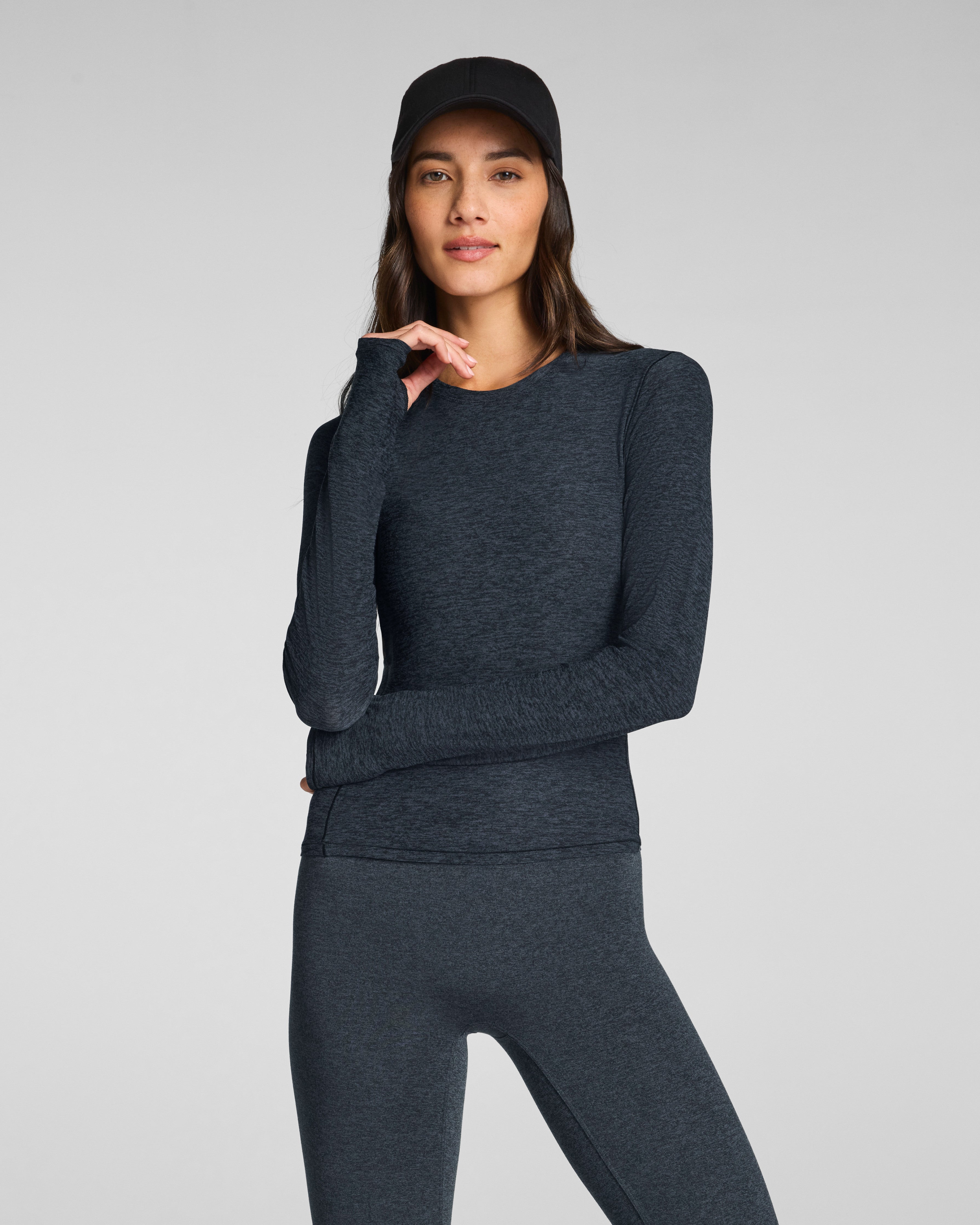 SPANX® SoftStretch Contour Mockneck Long Sleeve Top