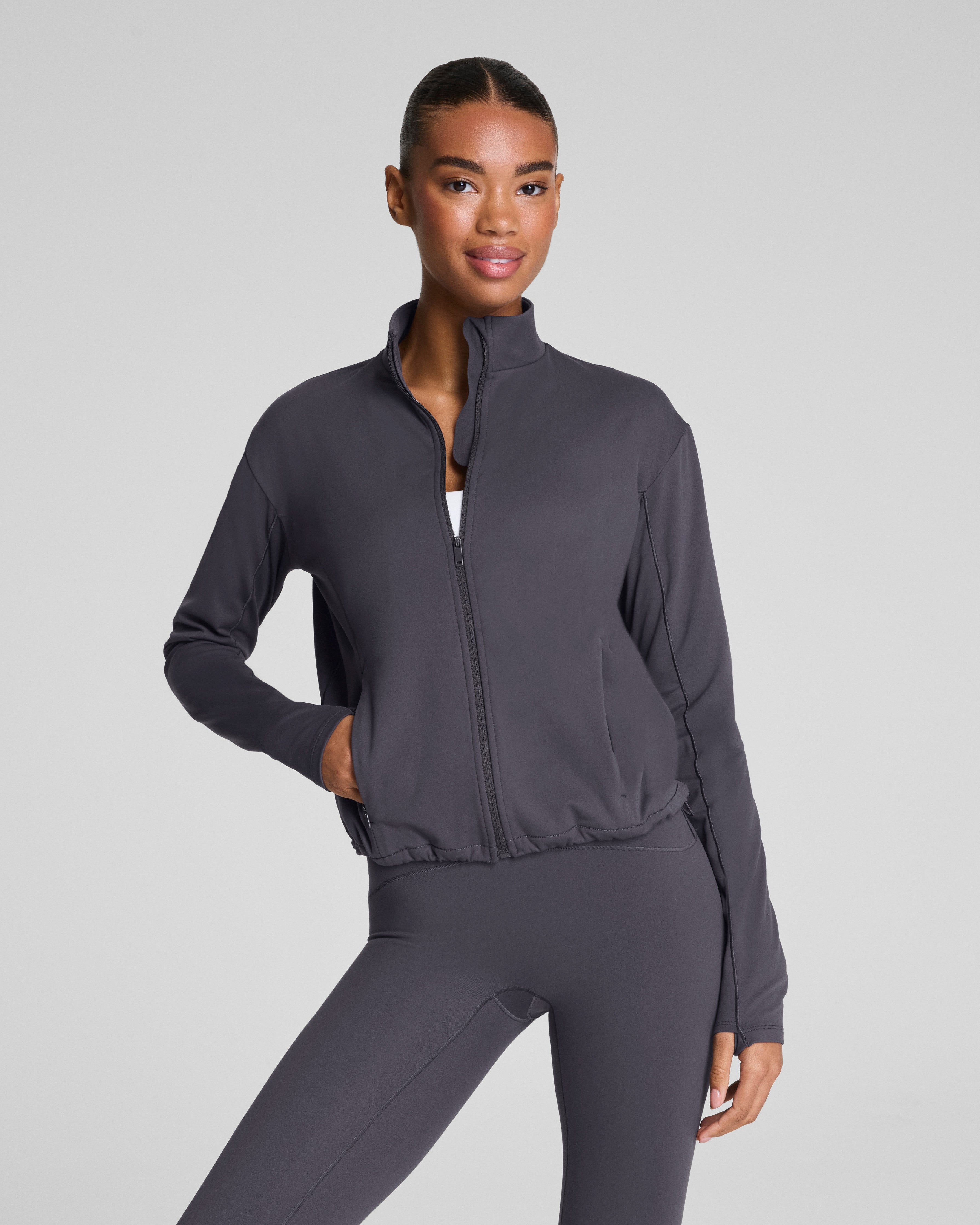 SPANX® Get Moving Brushed Full Zip Jacket