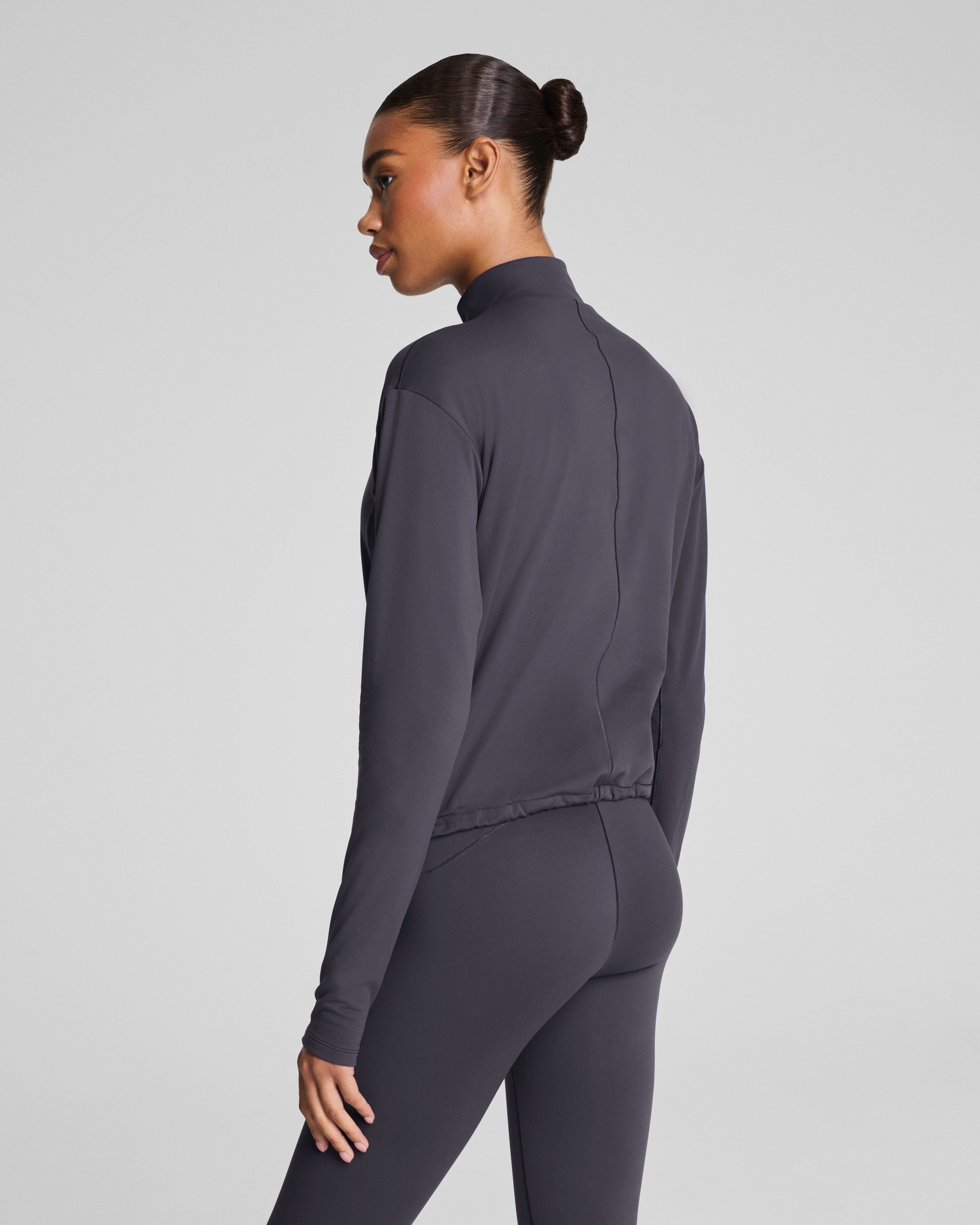 SPANX® Get Moving Brushed Full Zip Jacket  Storm