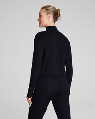 SPANX® Get Moving Brushed Full Zip Jacket  Very Black