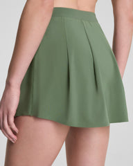 SPANXshape™ BoostUp Pleated Skort, 14" | Eucalyptus