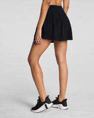 SPANXshape™ BoostUp Pleated Skort, 14" | Very Black